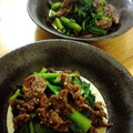広野のタイタン's cooksnap of when they made 牛肉と小松菜のオイスター炒め♪.