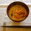 violets's cooksnap of when they made 酒粕でコクアップ！大根と人参の酒粕汁.