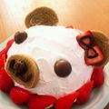 itimi's cooksnap of when they made 安くて簡単！ずぼらさんのキャラケーキ♪.