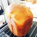 あきっぷりん's cooksnap of when they made ♪HBで生地♪キャラメルMプリン食パン.