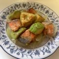 みそゆうき's cooksnap of when they made 簡単！鮭とアボカドの醤油炒め.