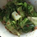 siia11's cooksnap of when they made 簡単！副菜もう一品！おかかキャベツ.