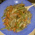 sakuradesu's cooksnap of when they made 豚肉とワラビの炒め物.