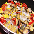 にゃお亭's cooksnap of when they made あさりとアスパラの洋風酒蒸し.