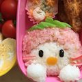 さなあママ's cooksnap of when they made ✿キャラ弁いちごキティちゃん✿.