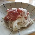 うめまるさん's cooksnap of when they made **すし酢で作る生ハムのハニーマリネ**.