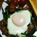 takechanko's cooksnap of when they made 妊婦食☆ほうれん草の卵落とし.