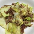 キタマニ's cooksnap of when they made 豚肉とキャベツのあっさりぽん酢.