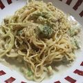 らぴゅたんたん's cooksnap of when they made アボカド&たらこのクリーミィ焼そば♪.