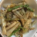 makosaka's cooksnap of when they made ウドの塩きんぴら.