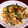 なつみゃ's cooksnap of when they made 彩り野菜と豚バラの卵炒め.