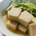 kokakokko's cooksnap of when they made おでん残り汁再利用② 高野豆腐と水菜.