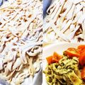 真珠きょうだいママ's cooksnap of when they made HBで★手打ち生パスタ（フィットチーネ）.