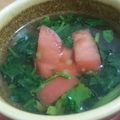 まいめる0720's cooksnap of when they made モロヘイヤとトマトの冷たいスープ☆.