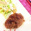 ひろむず's cooksnap of when they made ご飯がススム！てりやきハンバーグ.