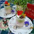 かおりかざり's cooksnap of when they made 抹茶とあずきのムース　.
