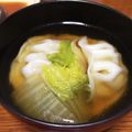 パンプキンちゃん♡'s cooksnap of when they made 白菜とギョウザのスープ.