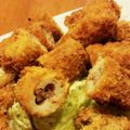 テレッコ's cooksnap of when they made ちくわのひき肉詰めフライ.
