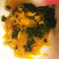 ☆ゆみよ☆'s cooksnap of when they made 離乳食中期〜♡南瓜とほうれん草のごま和え.