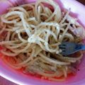 テレッコ's cooksnap of when they made コーヒーフレッシュと全卵でカルボナーラ♪.