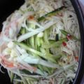 かわうそ５０'s cooksnap of when they made 中華サラダ？な☆カニキューそうめん.
