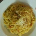ma___111's cooksnap of when they made 牛乳と卵黄で超濃厚☆失敗なしカルボナーラ.