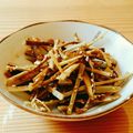 るなおママ's cooksnap of when they made シリコンスチーマーでゴボウのゴマ和え☆.