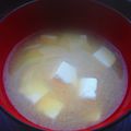 ジョングレ's cooksnap of when they made 玉葱のお味噌汁.