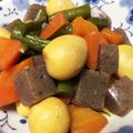 taku☆momo☆'s cooksnap of when they made こんにゃくとうずら卵のカレー煮.
