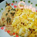 ⭐ともっちママたん⭐'s cooksnap of when they made ねこオムライス（オムネコ）.