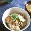 ルロワ・モワ's cooksnap of when they made 簡単！豚肉の味わい炊き込みご飯.