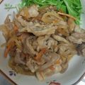 marinesno5's cooksnap of when they made 新玉ねぎ入り〜豚の生姜焼き.