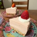 スミレの母's cooksnap of when they made ひな祭りにも♡苺のレアチーズケーキ.