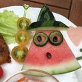 こつゆ514's cooksnap of when they made 終わりゆく夏・・・メガネのスイカ君.