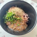 ちぃこgogo's cooksnap of when they made お赤飯×納豆×トッピング＝美味しいごはん.