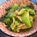 CactiCacti's cooksnap of when they made 鶏もも小松菜、しめじの中華オイスター炒め.
