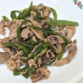 てらさわん's cooksnap of when they made ピーマン豚こま肉のオイスター丼.