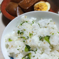 まりゆりひろこ's cooksnap of when they made 大根の葉をレンジでエコ♪飯友★混ぜて菜飯.