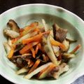 たかみか's cooksnap of when they made 豚肉、ごぼう、椎茸の甘辛煮.