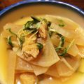 しょー☆'s cooksnap of when they made 大根・水菜・おあげの炊いたん.