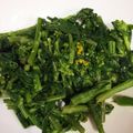 はに333's cooksnap of when they made 菜の花の辛子和え.