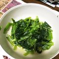 ケイミ's cooksnap of when they made 小松菜の塩ゴマ油和え☆レンジで簡単♪.