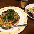 samansa♪'s cooksnap of when they made 林檎ママ☆おすすめサンマのパスタ.