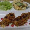 ☆よぅよぅ☆'s cooksnap of when they made 超簡単！！安売りの切り落とし肉で串カツ.
