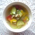 おポチ's cooksnap of when they made あさりとズッキーニの冷たいスープ.