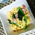 万里愛's cooksnap of when they made 離乳食完了期にも☆ほうれん草の三色炒め♪.