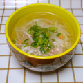 鳩豆ポッポ's cooksnap of when they made もやしとカニかまの中華スープ☆.