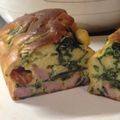 misakkki's cooksnap of when they made HMで☆ほうれん草のふわふわケークサレ.