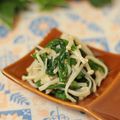 ぽっぽぺぺ's cooksnap of when they made ニラとえのきの辛し酢味噌あえ.