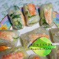 えまっちママ's cooksnap of when they made 巻き巻き係担当☆生春巻き.